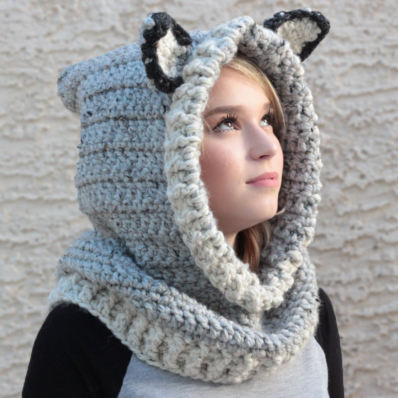 Crochet Fox hood, Crochet Fox Hat