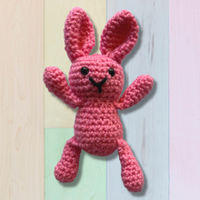 Load image into Gallery viewer, Pink Crochet Bunny
