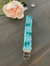 Load image into Gallery viewer, Crochet Wristlet Key Fob
