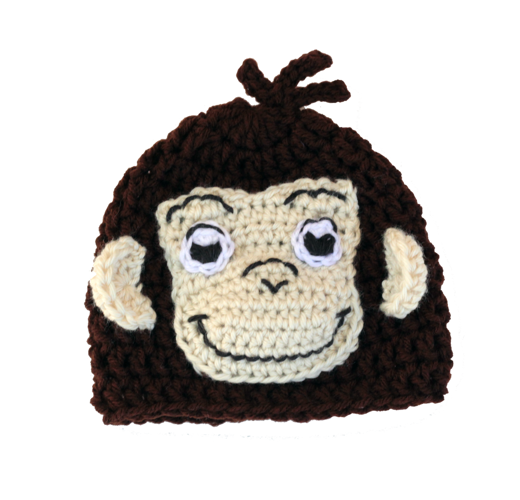 Crochet Curious George Hat