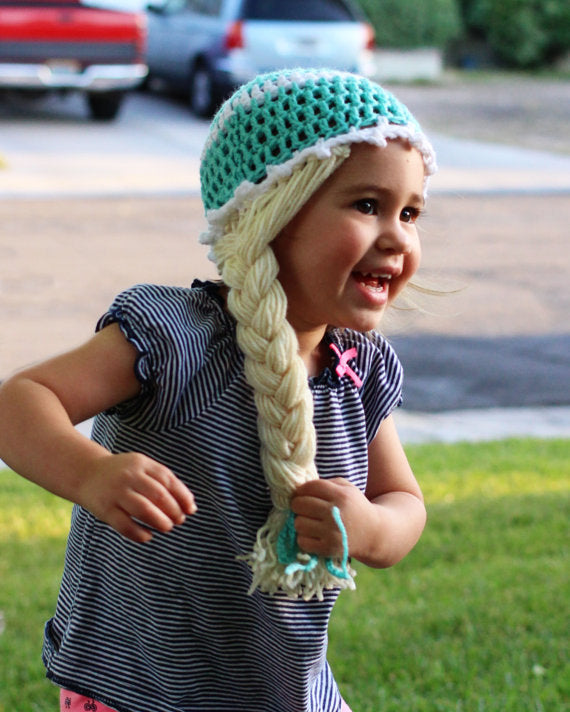 Crochet Elsa Hat - Frozen