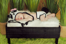 Load image into Gallery viewer, Crochet Panda - Diaper Cover and Hat
