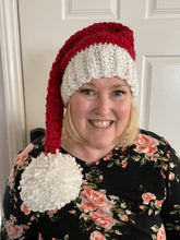 Load image into Gallery viewer, Crochet Christmas Hat - Crochet Santa Hat
