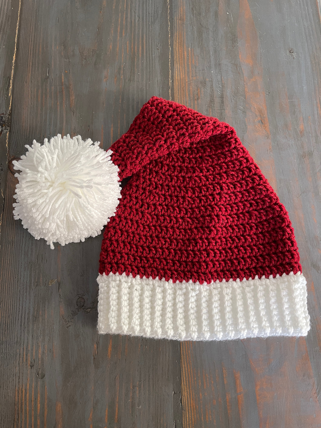Crochet Christmas Hat - Crochet Santa Hat