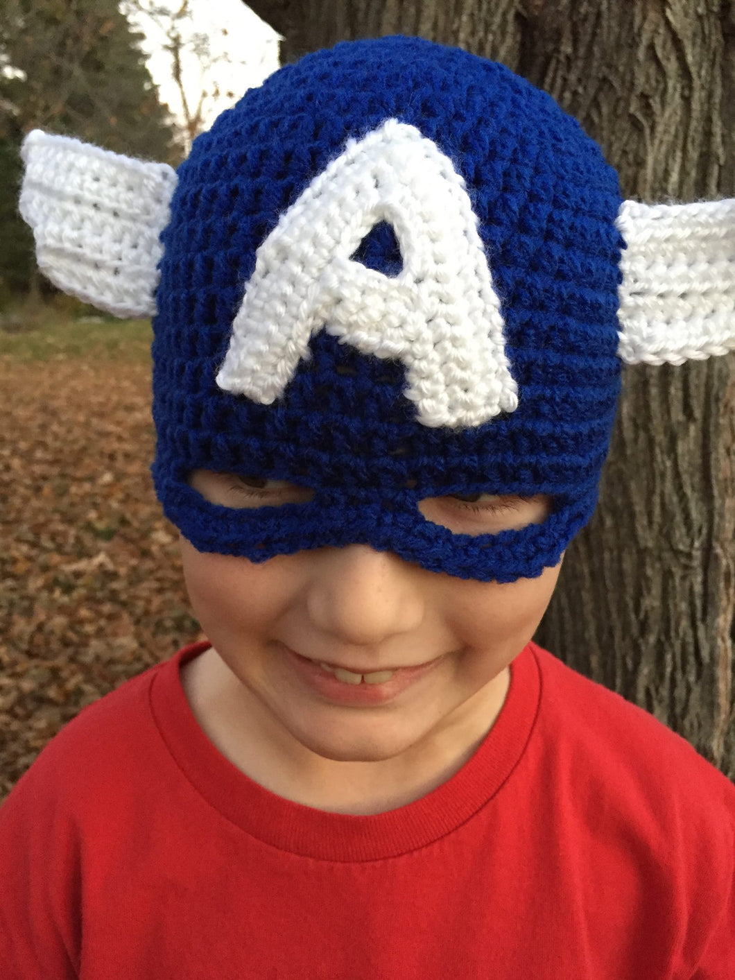 Crochet Captain America Hat